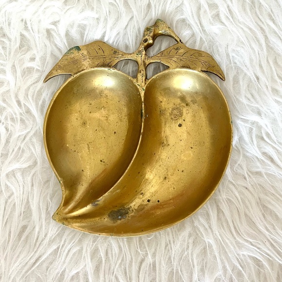 Vintage brass trinket dish - Picture 1 of 6